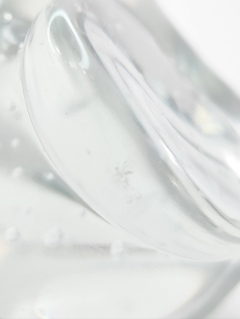 Chonky Bird Clear Art Glass Paperweight - Picture 7 of 10